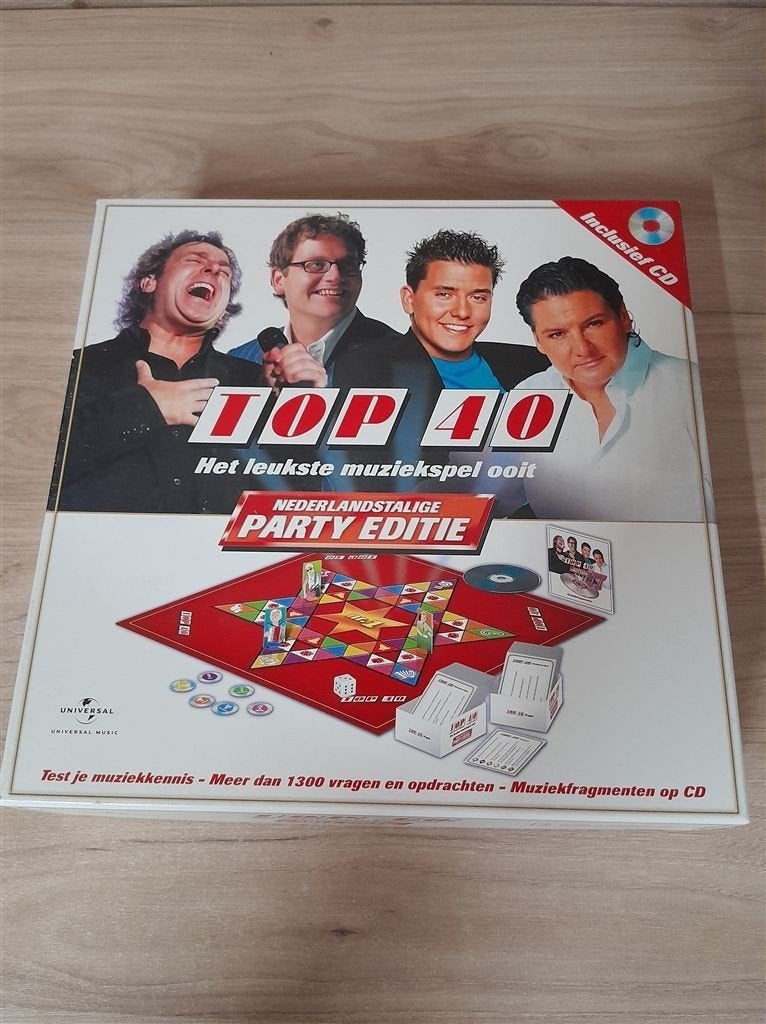 Top 40 spel - party editie - s5310, Hobby en Vrije tijd, Verzenden, Zo goed als nieuw