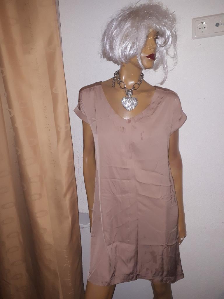 Sissy-boy 57 jurk dress franka maat M  zgan, Maat 38/40 (M), Beige, Ophalen of Verzenden, Zo goed als nieuw