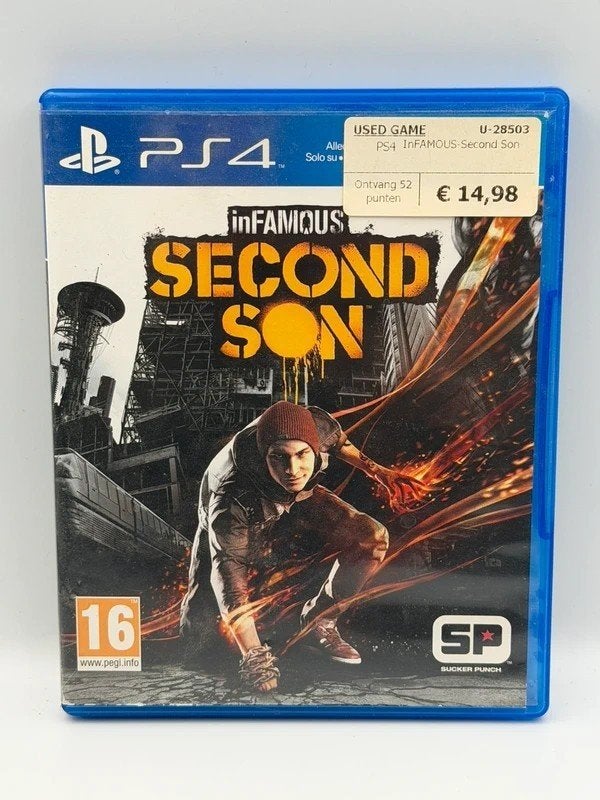 Infamous Second Son PS4 PlayStation 4 PAL, Avontuur en Actie, 1 speler, Sony, Ophalen of Verzenden