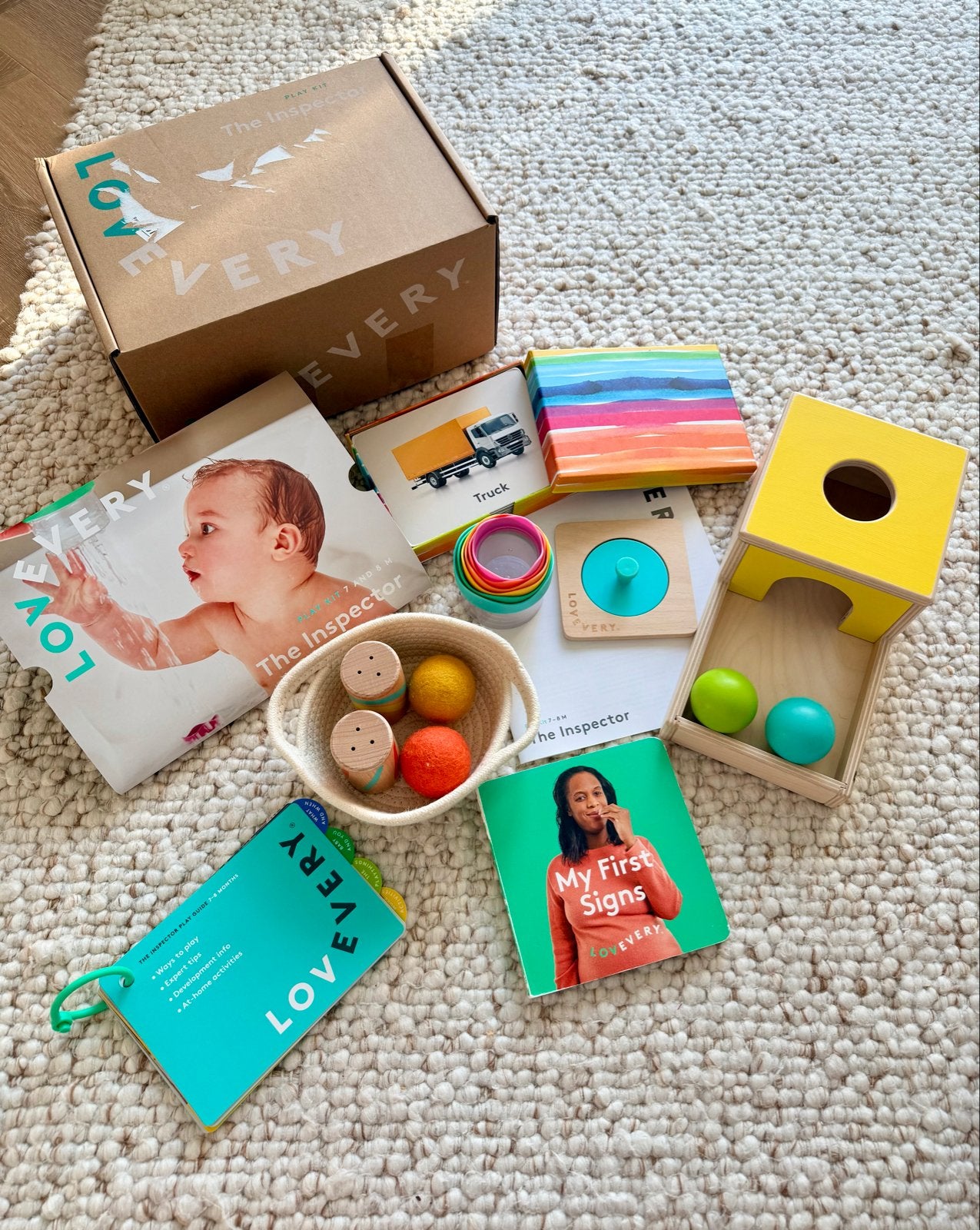 Lovevery Play Kit "The Inspector" (7-8 maanden), Ophalen of Verzenden, Zo goed als nieuw, Overige typen