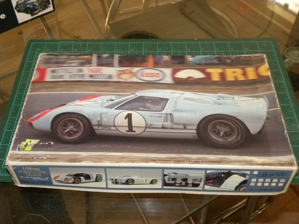 Ford GT40 1/24, Fujimi, Auto, Groter dan 1:32, Ophalen of Verzenden