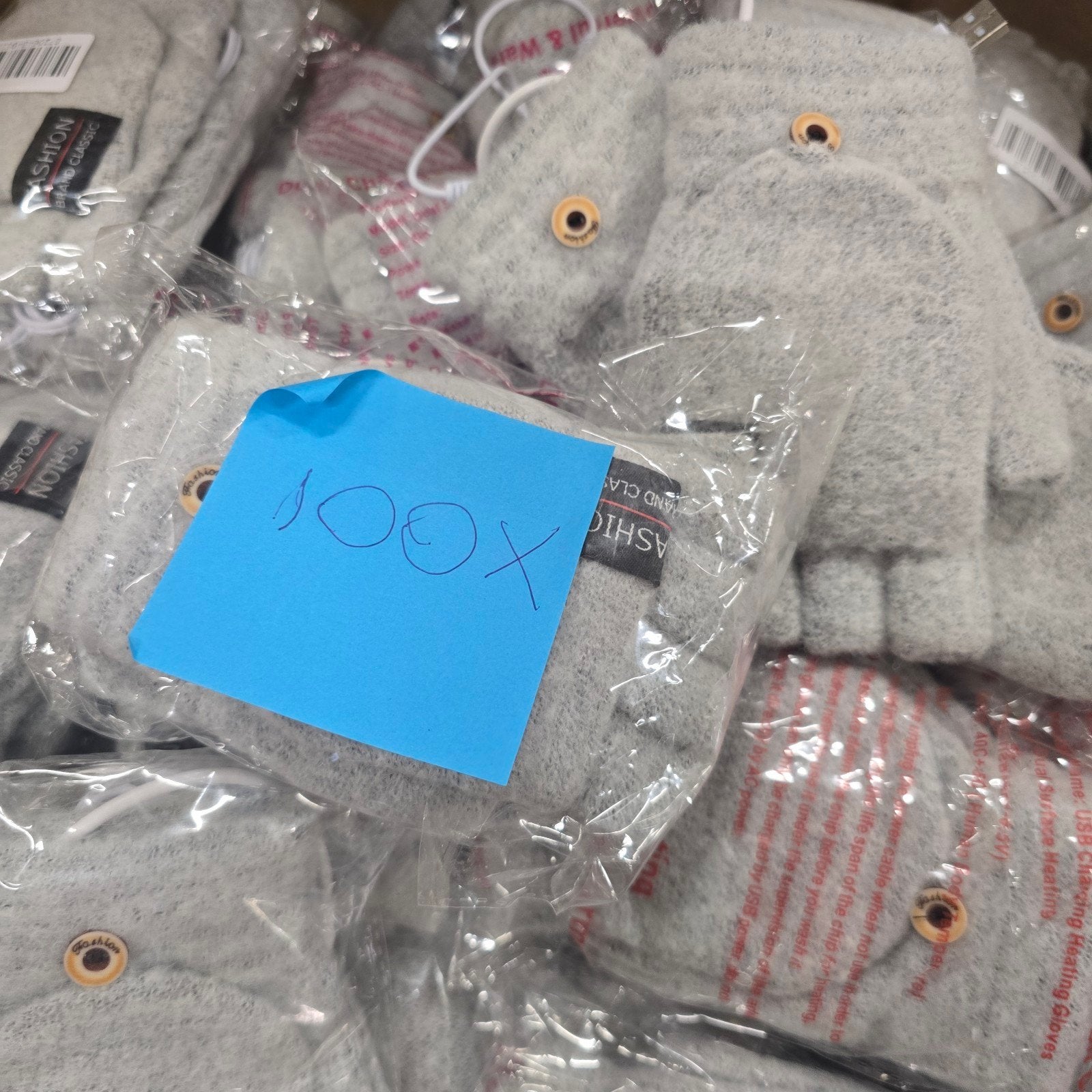PARTIJ VERWARMDE USB HANDSCHOENEN – NIEUW – 50 PAAR –, Maat 38/40 (M), Nieuw, Ophalen of Verzenden, Babijhandel@gmail.com