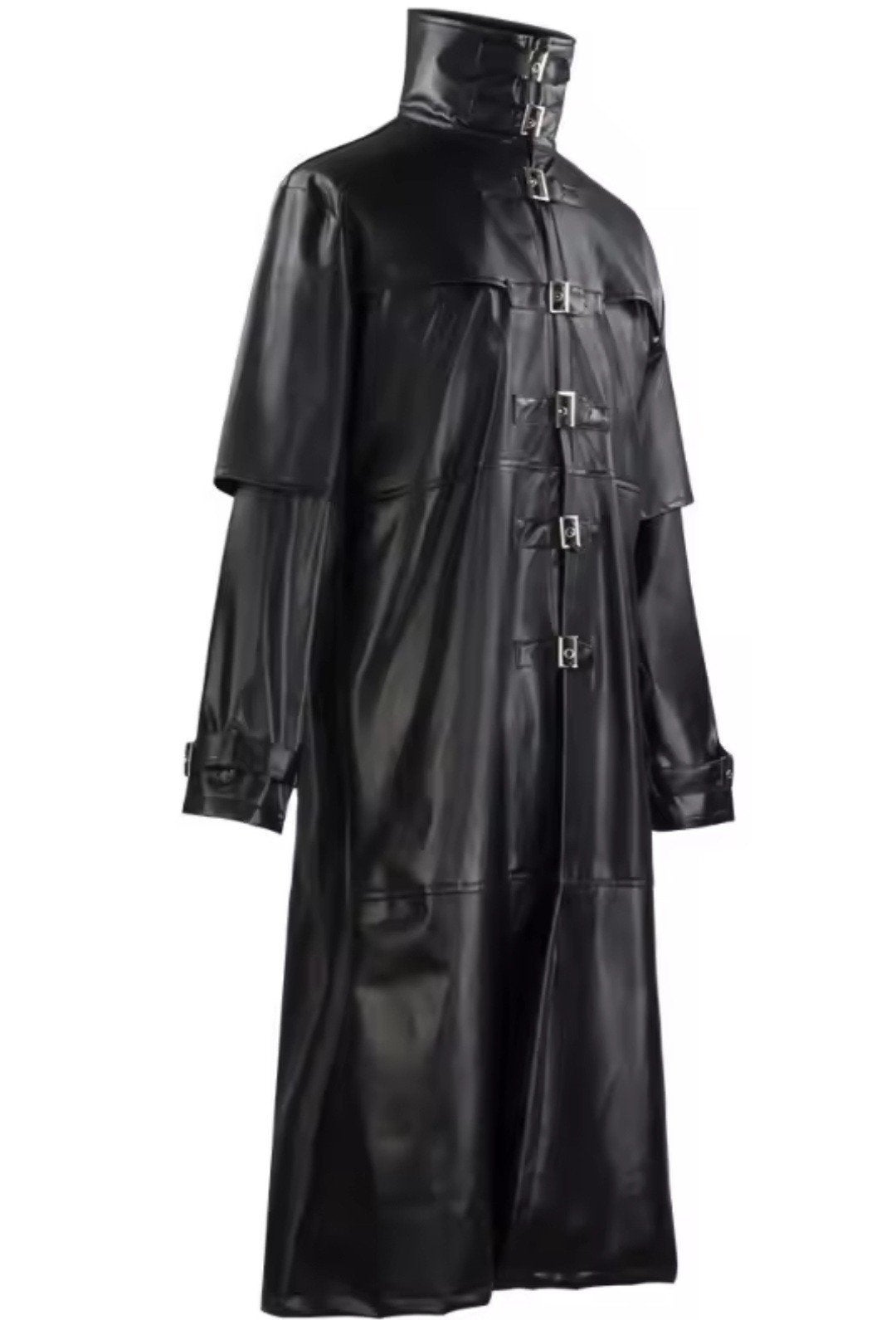 Mooie Unieke Lerenlook Jas, tm 5XL, Verzenden, Nieuw, Zwart