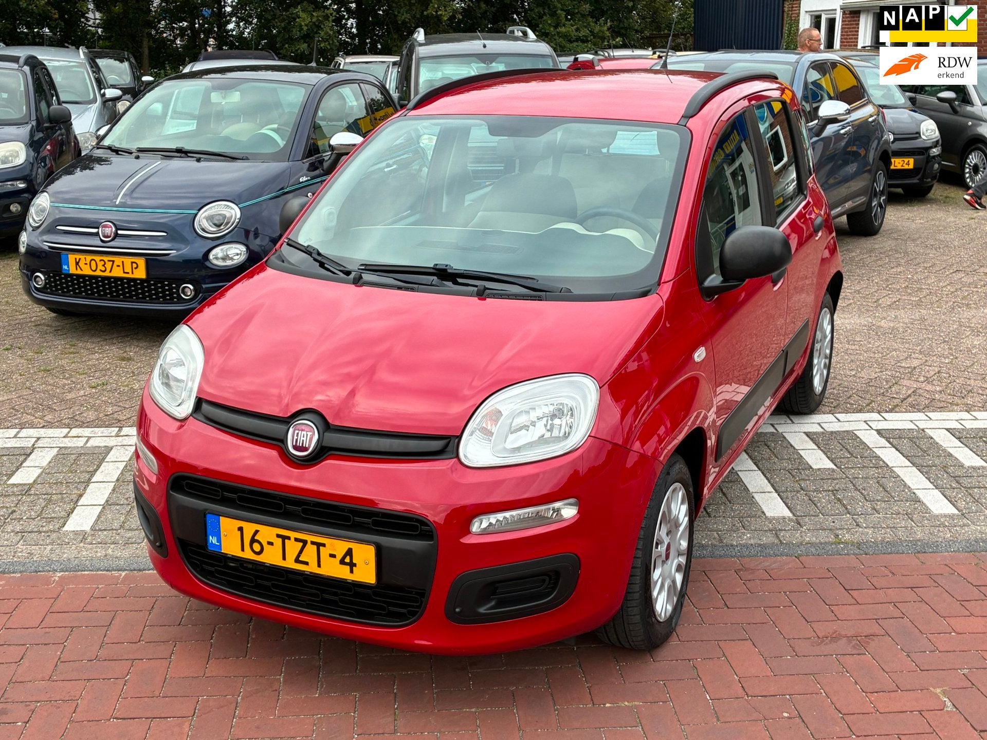 Fiat Panda 0.9 TwinAir Easy /AUTOMAAT /AIRCO/PDC, Auto's, Euro 5, 86 pk, Beige, Panda