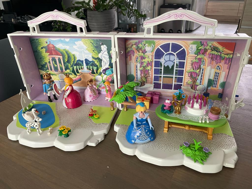 Playmobil Prinsessen Kasteel Draagbaar Speelset, Kinderen en Baby's, Speelgoed | Playmobil, Ophalen of Verzenden, Gebruikt, Complete set