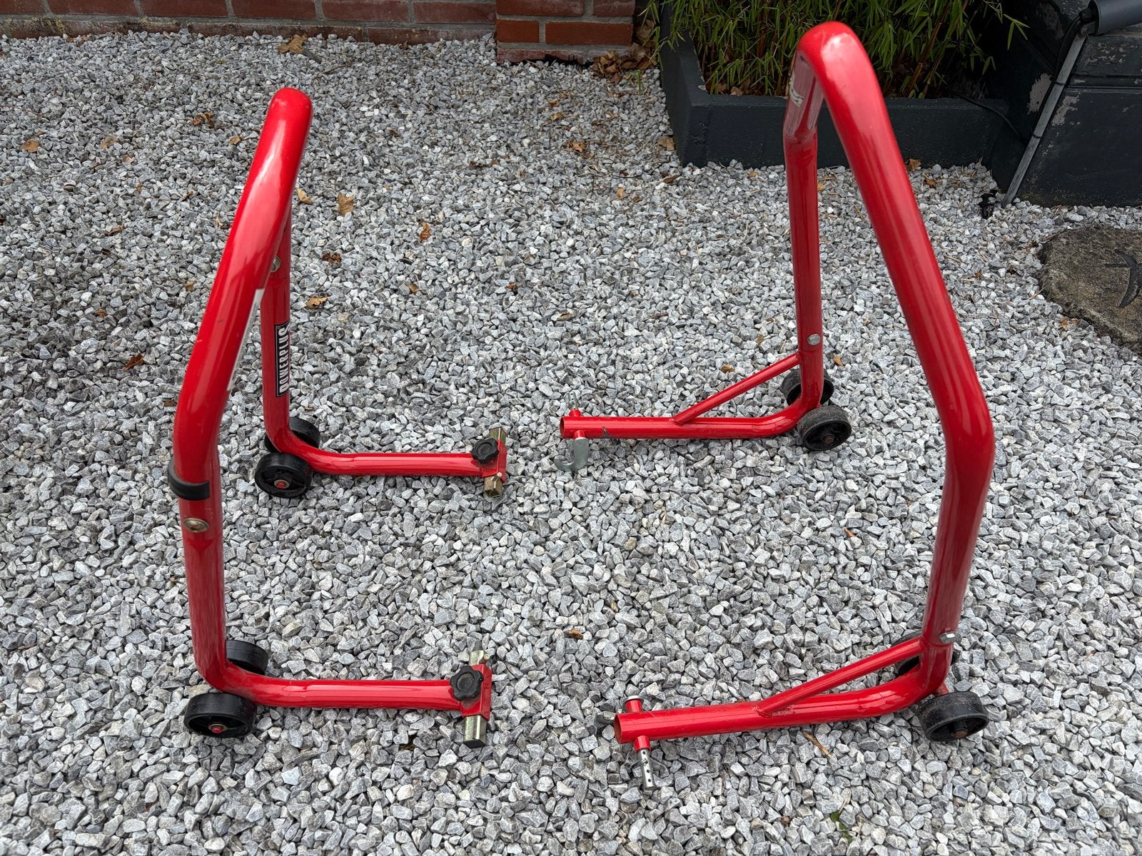 Motorfiets paddock stands set - motor standaard, Motoren, Accessoires | Overige, Gebruikt, Ophalen