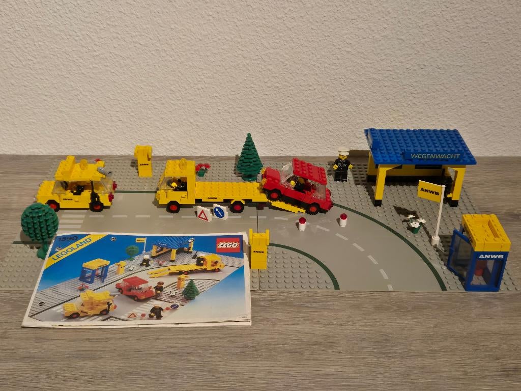 Lego ANWB promotie set (set 1590), Gebruikt, Overige thema's, Lego, Ophalen of Verzenden