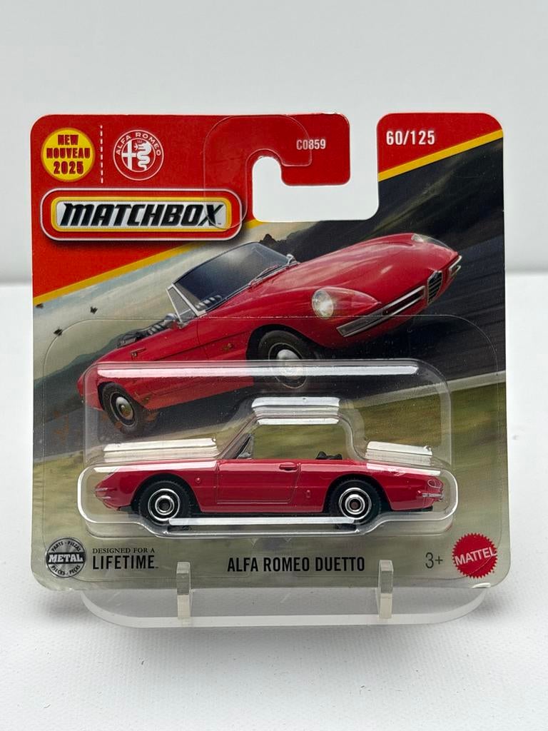 Matchbox Alfa Romeo Duetto - Nieuw in verpakking, Auto, Nieuw, Ophalen of Verzenden, Mattel