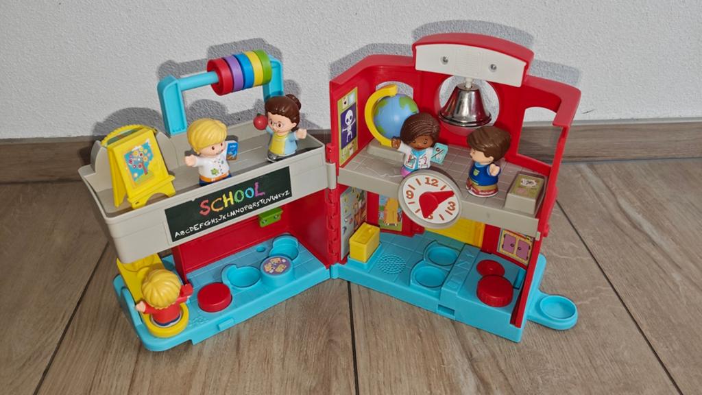 Fisher Price Little People school, Ophalen, Gebruikt, Speelset, Met geluid