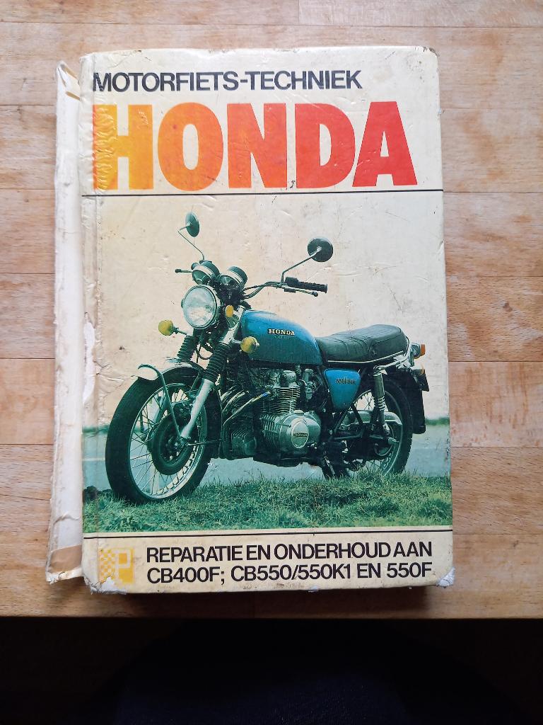 Werkplaatsboek Peters, HondaCB400F, CB550/550K1.550F, Motoren, Ophalen of Verzenden, Honda