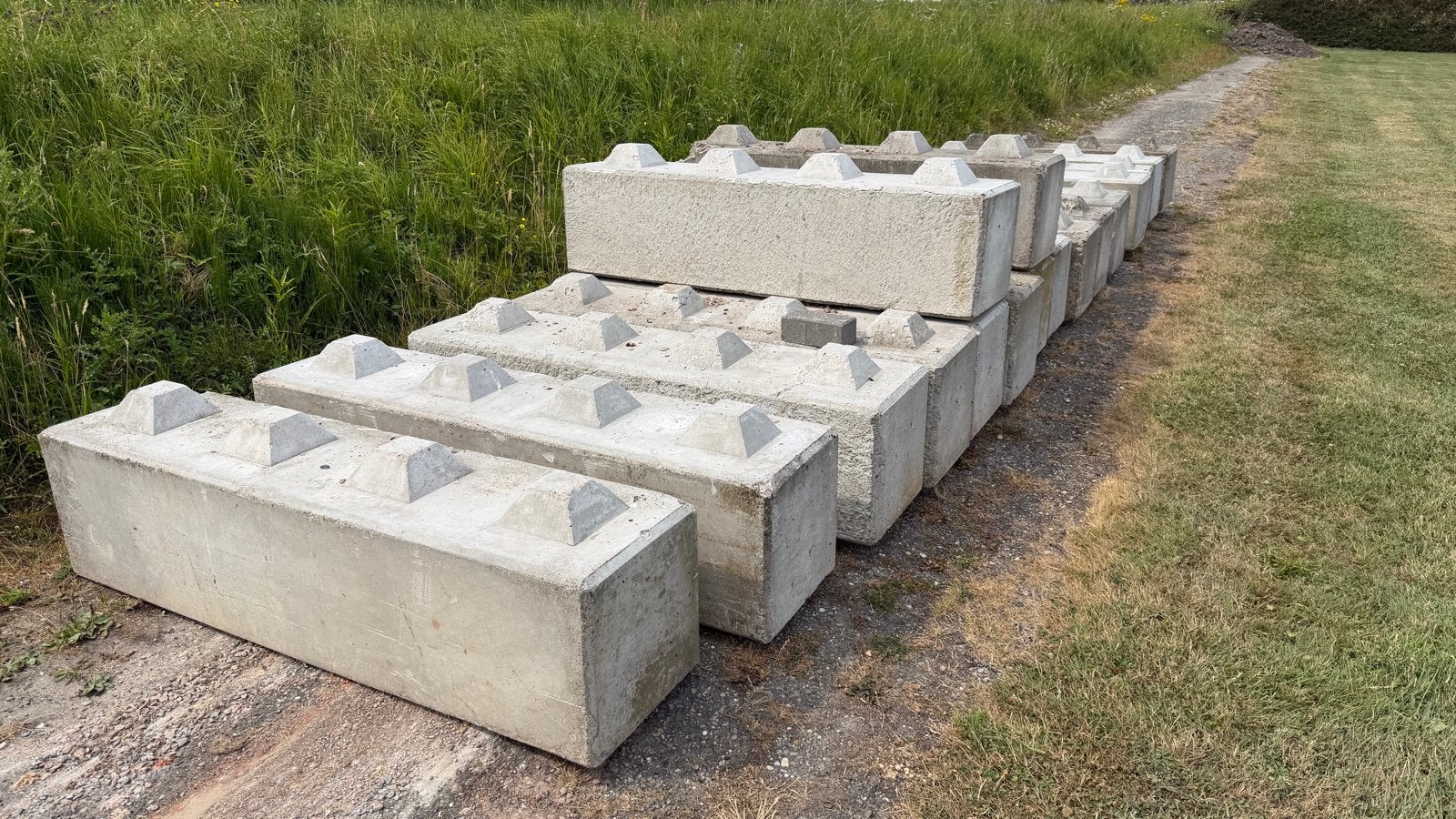 17 nette Betonnen stapelblokken, Ophalen, Gebruikt, Beton