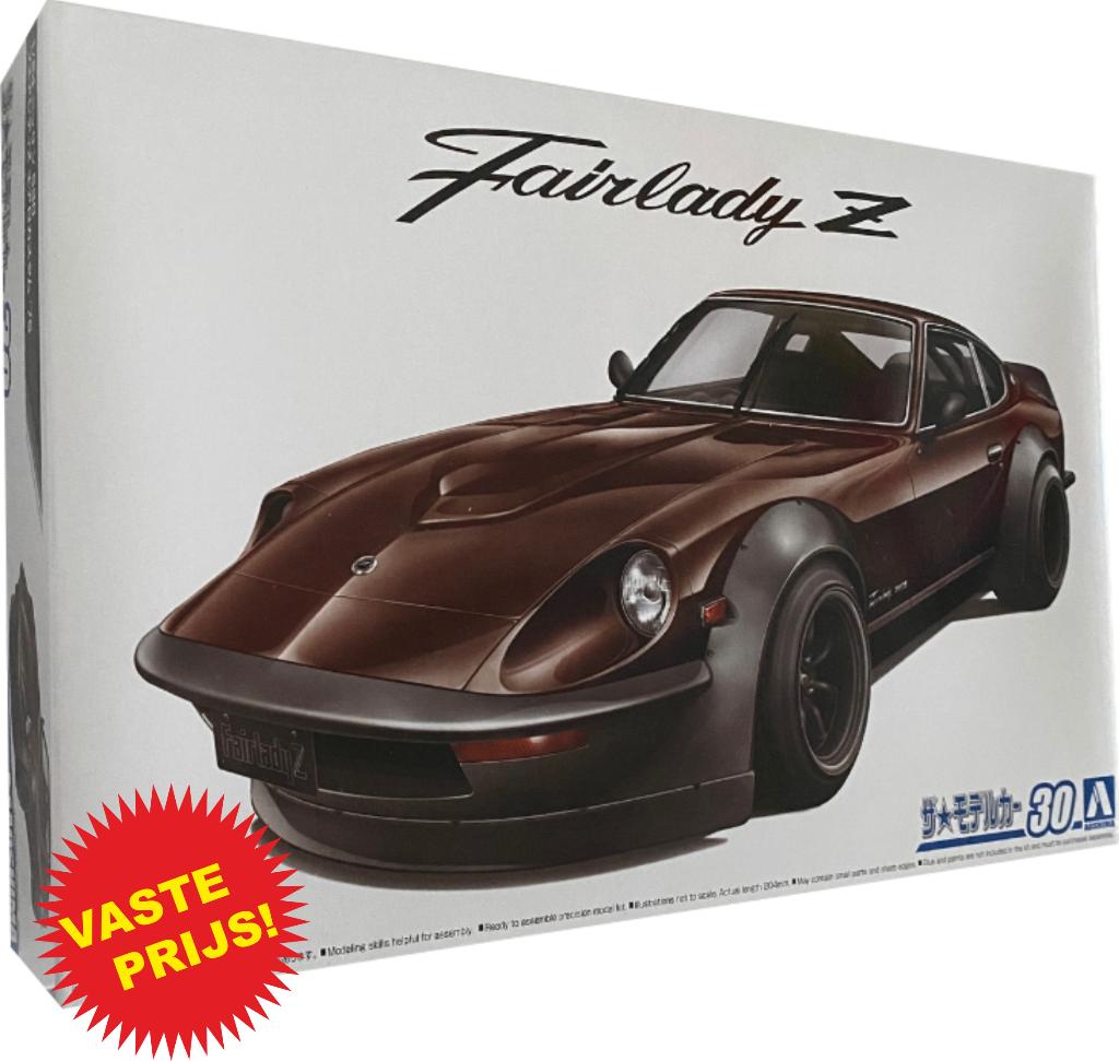 Nissan S30 Fairlady Z Aero Custom “78 (Aoshima 05844) 1/24, Overige merken, Auto, Groter dan 1:32, Nieuw