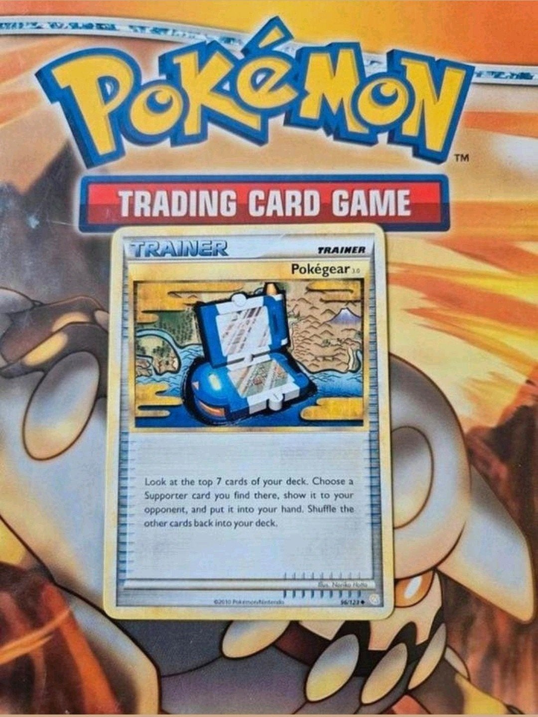 Pokegear 96/123 hgss base set pokemon kaart nm, Ophalen of Verzenden, Zo goed als nieuw, Losse kaart