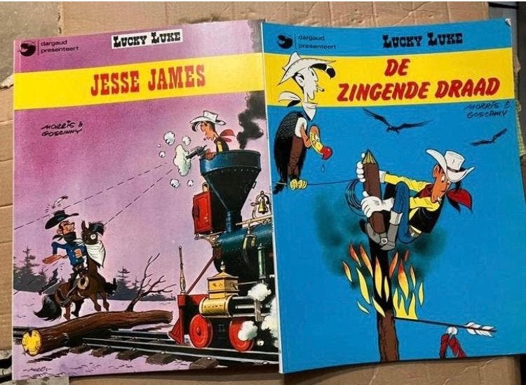 1 Lucky Luke stripboeken nummer 16 €1.50, Meerdere stripboeken, Ophalen of Verzenden, Zo goed als nieuw