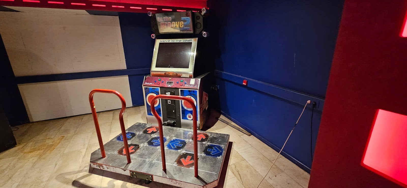In the groove 2 Dance Arcade Machine, Ophalen