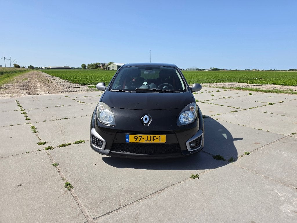 Renault Twingo 1.6 16V RS 2009 Zwart APK tot juni 2027, Voorwielaandrijving, 40 €/maand, Zwart, 4 cilinders