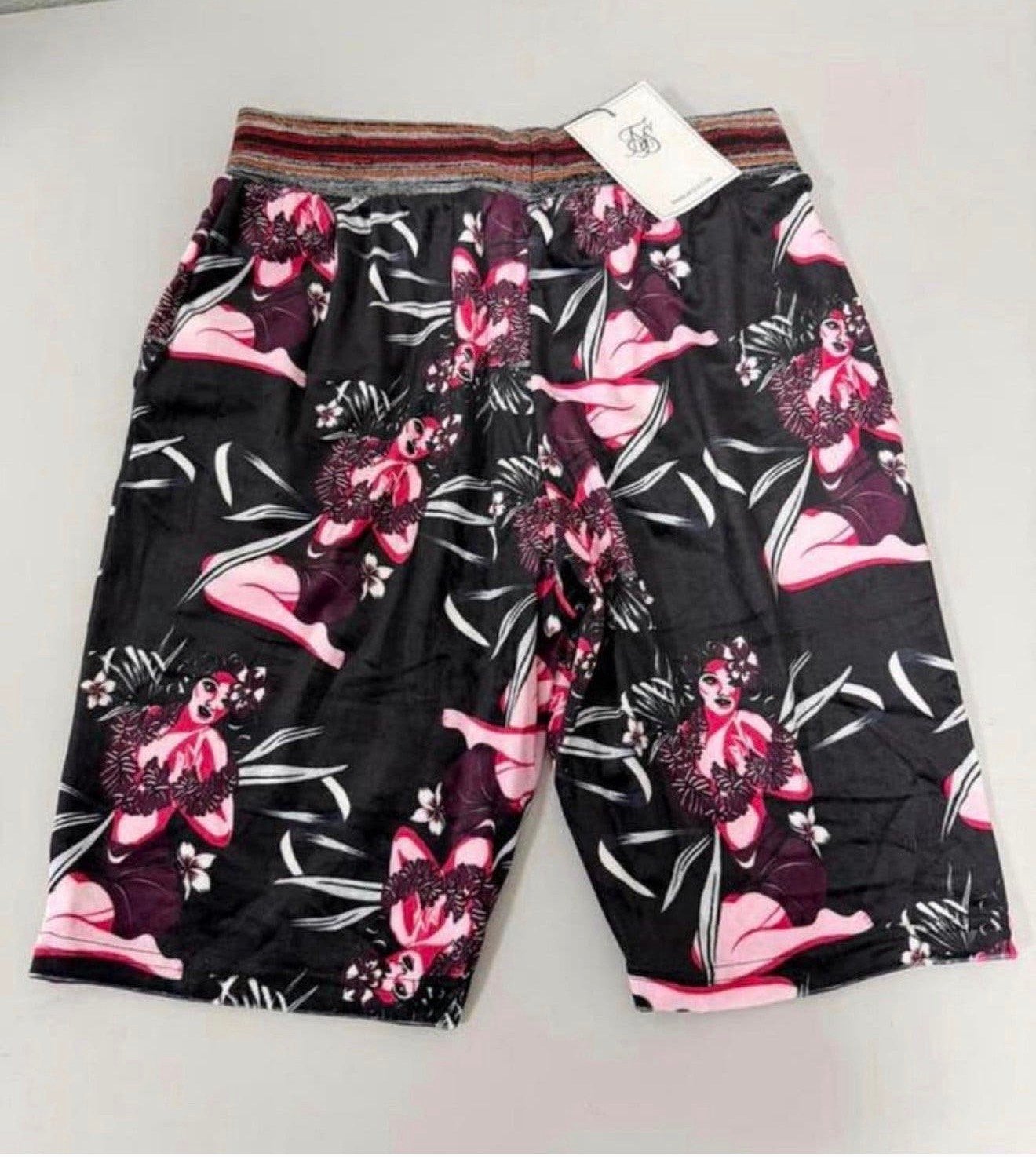 SikSilk Tropics Fitted Shorts tropic SS-17110 M korte broek, Nieuw, M, Ophalen of Verzenden, M