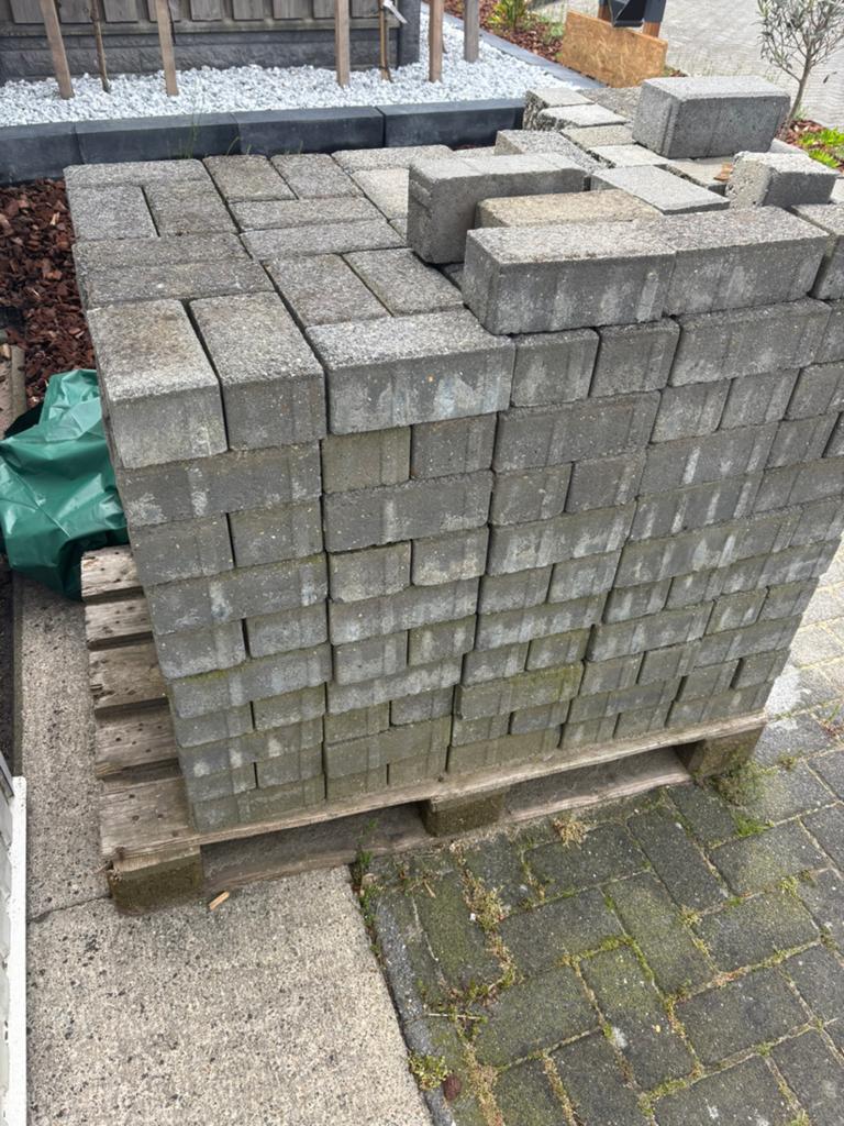 Mooie dikke klinkers ca 6.5m2, Tuin en Terras, Ophalen, Beton, Klinkers