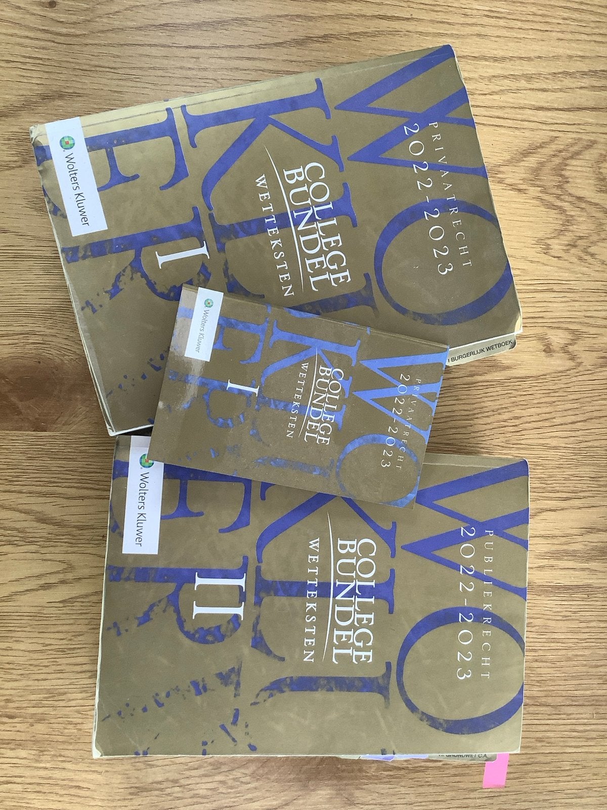 Collegebundel Wettenbundel 2022-2023 (2 delen), Ophalen of Verzenden, Gamma, Zo goed als nieuw, HBO
