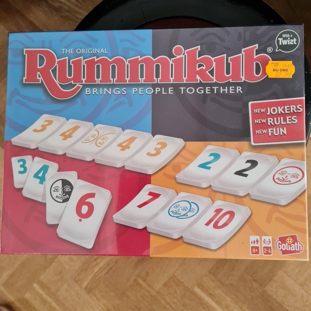 Rummikub, Drie of vier spelers, Ophalen of Verzenden, Nieuw, Goliath Games