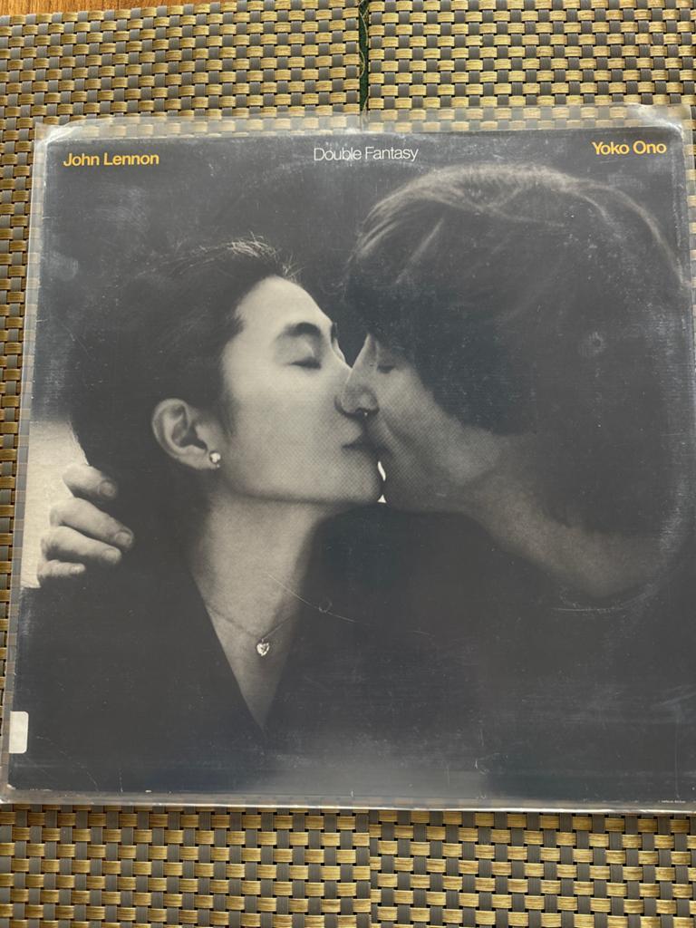 John Lennon & Yoko Ono - Double Fantasy LP (1980), Ophalen of Verzenden, 1980 - 1989, Gebruikt, 12 inch