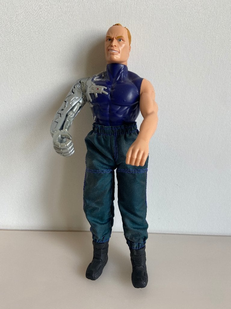 Max Steel pop figuur de kwaadaardige Psychocm 30 cm, Ophalen of Verzenden, Gebruikt