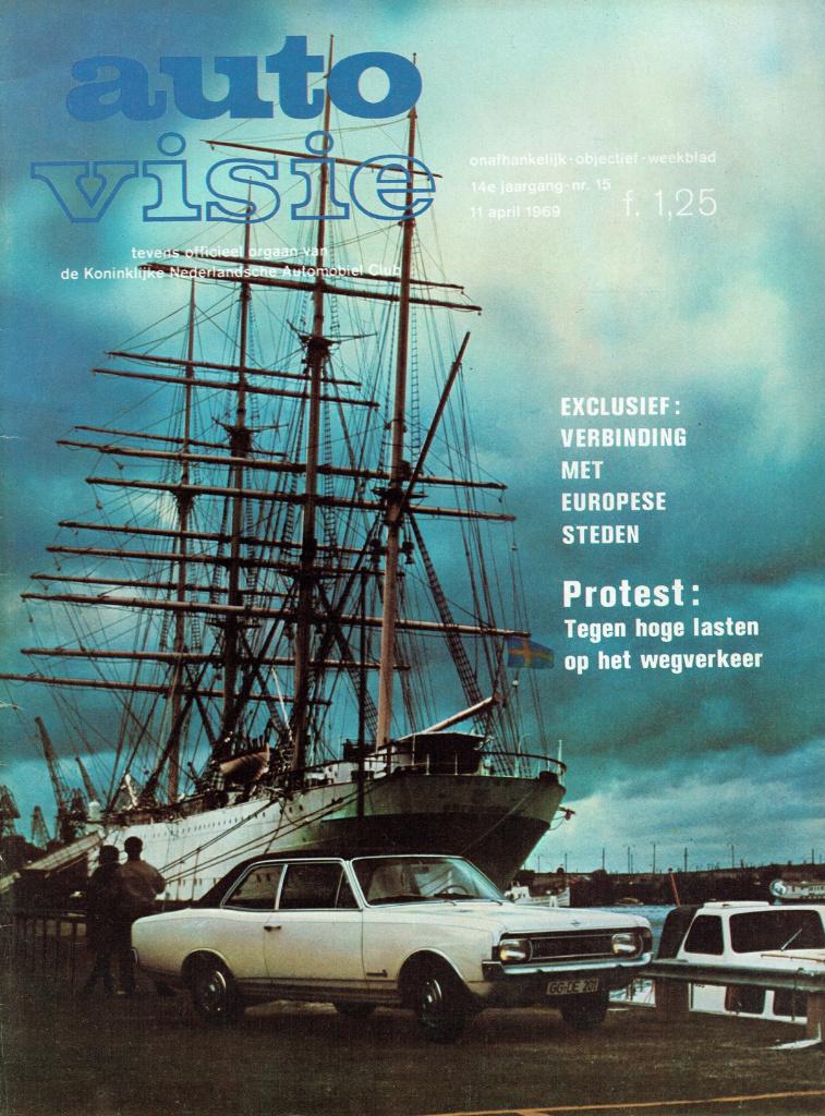 Autovisie 1969 nr. 15 (o.a. Austin Maxi - Triumph Vitesse), Verzenden, Gelezen, Algemeen