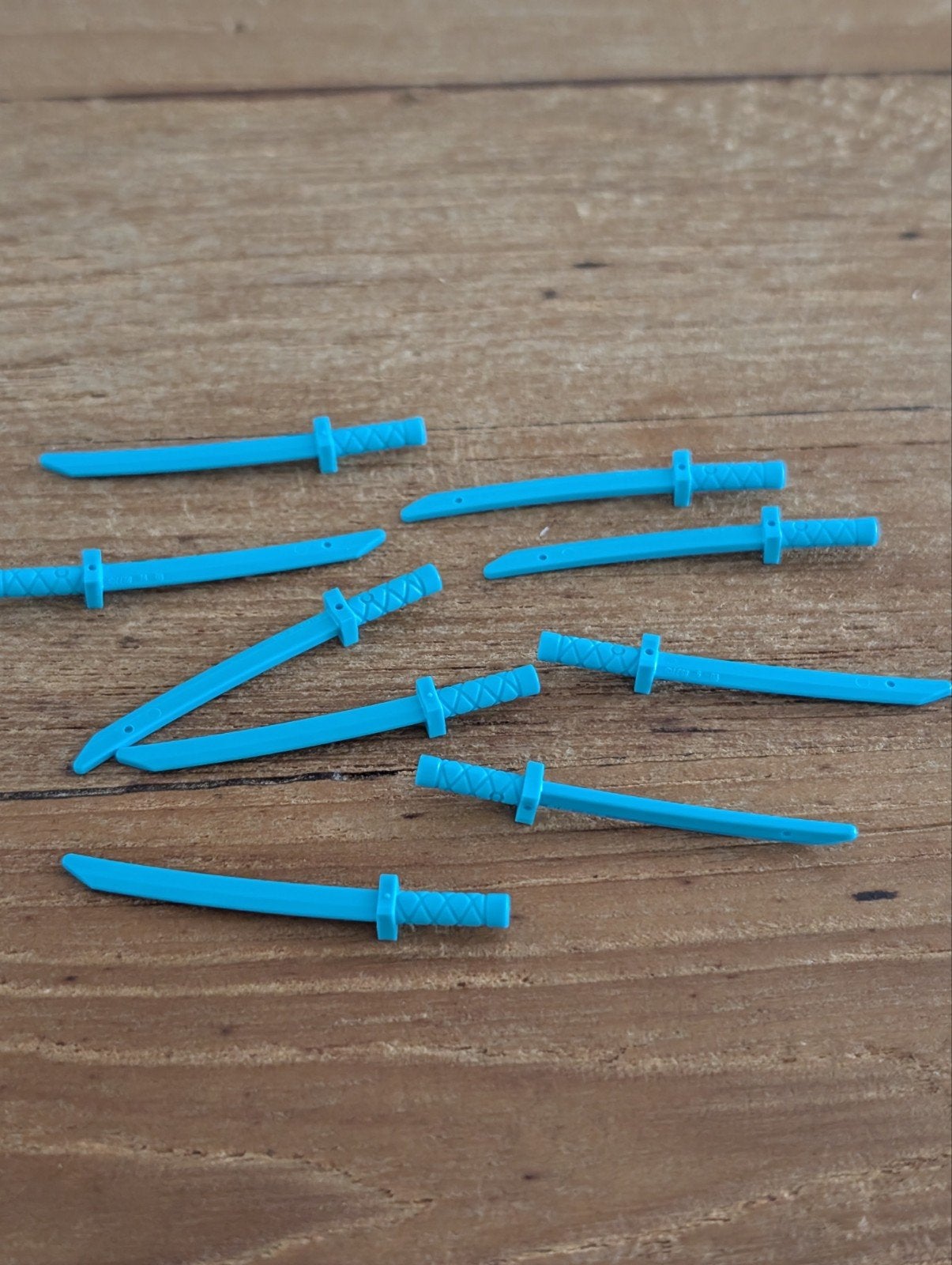 Lego Ninjago zwaarden blauw 9x, Ophalen of Verzenden, Nieuw, Accessoire, Lego