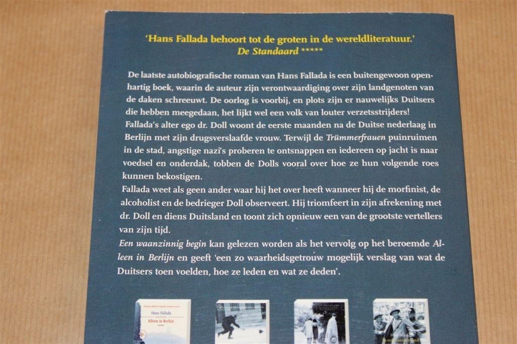 Een Waanzinnig Begin — Fallada — Duitsland na WO1, Ophalen of Verzenden, Gelezen