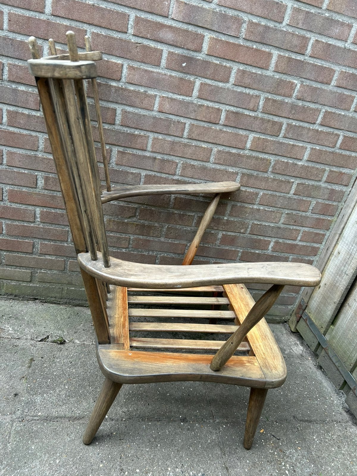 Vintage retro stoel, Ophalen, Zo goed als nieuw, Eén