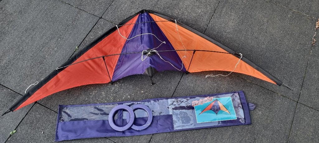 Windpakker vlieger NIEUW, Ophalen of Verzenden, Nieuw, Tweelijns, Vlieger