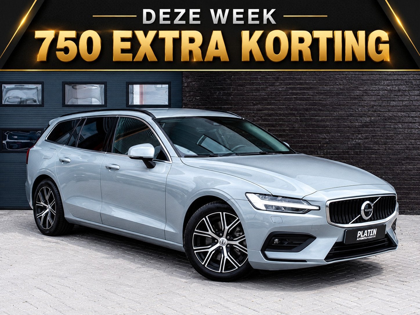 Volvo V60 2.0 B4 Core |Cruise|Leder|Parkassist|Camera, Auto's, Lichtsensor, 4 cilinders, 1969 cc, 1634 kg