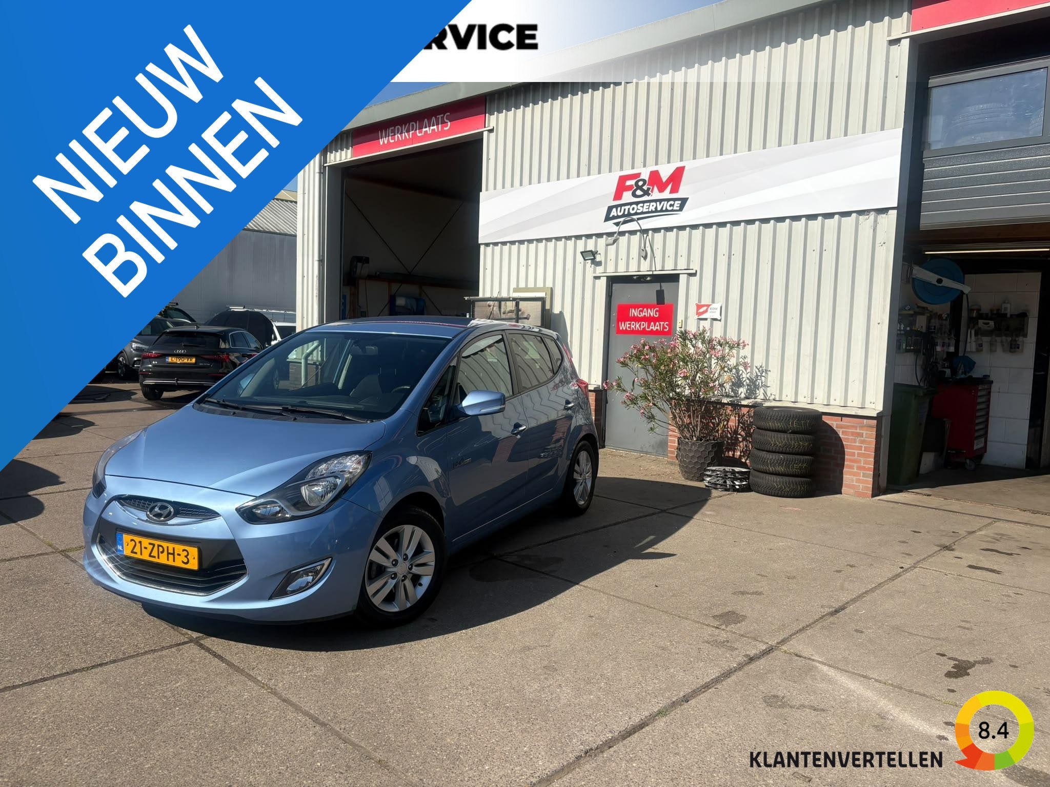 Hyundai ix20 1.4i i-Vision Clima, cruise, trekhaak, Voorwielaandrijving, Euro 5, Stof, Gebruikt