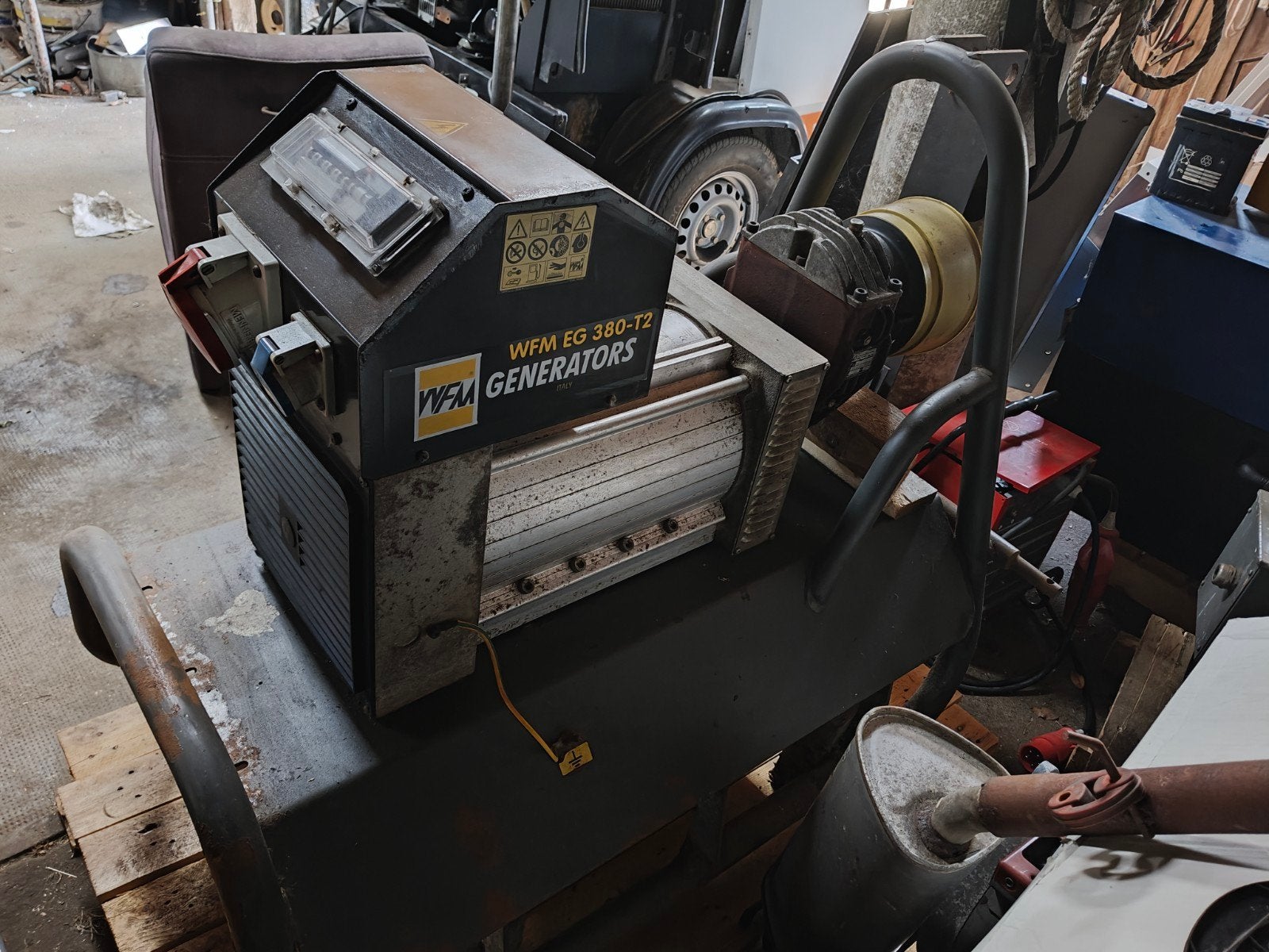 WFM EG 380-T2 Generator - 38 kVA - Gebruikt, Ophalen, Gebruikt, 30 kVA of meer, Overige typen