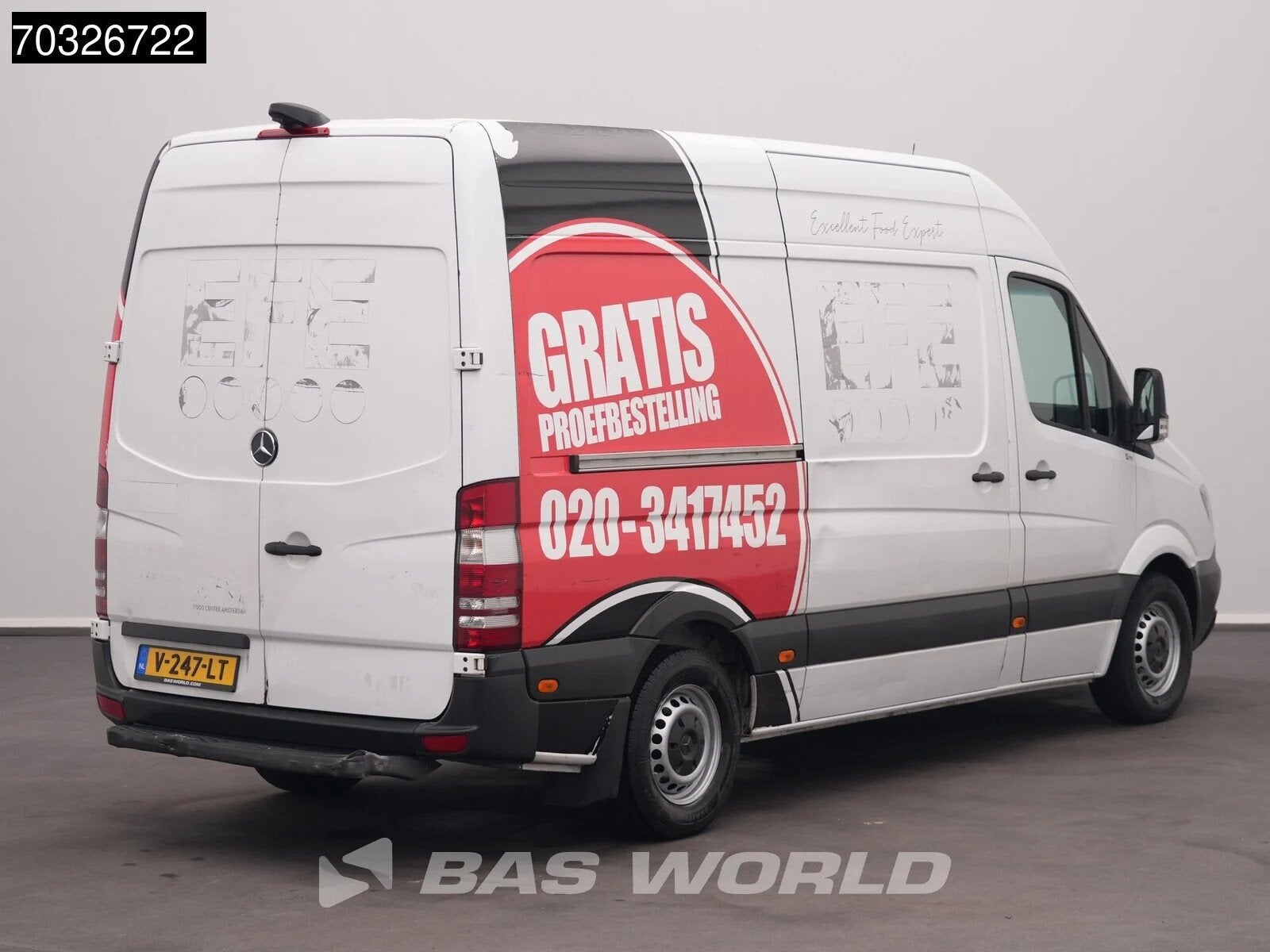 Mercedes Sprinter 313 CDI Engine/Motor Problem! Koelwagen L2, Auto's, Bestelauto's, Euro 5, Stof, Gebruikt, Wit