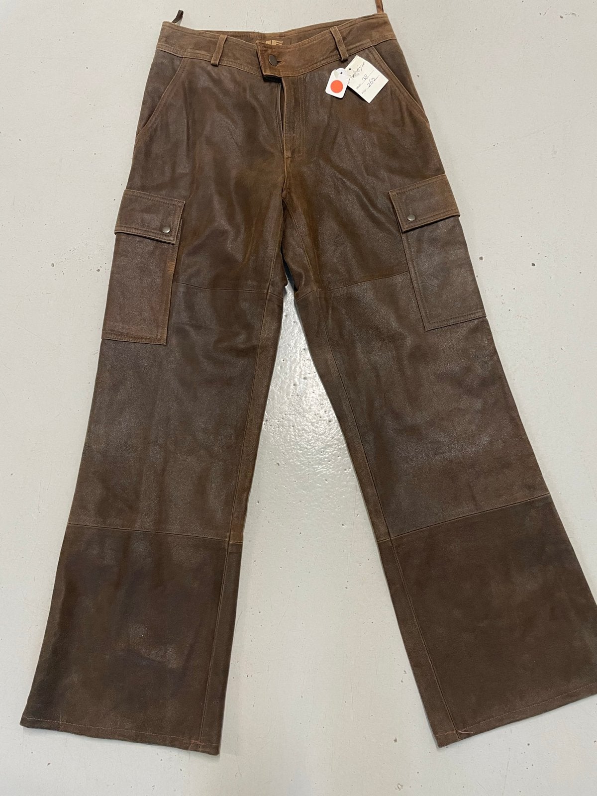 Nieuwe Leren Broek - Maat 38, Ophalen of Verzenden, Nieuw, Maat 38/40 (M), Bruin