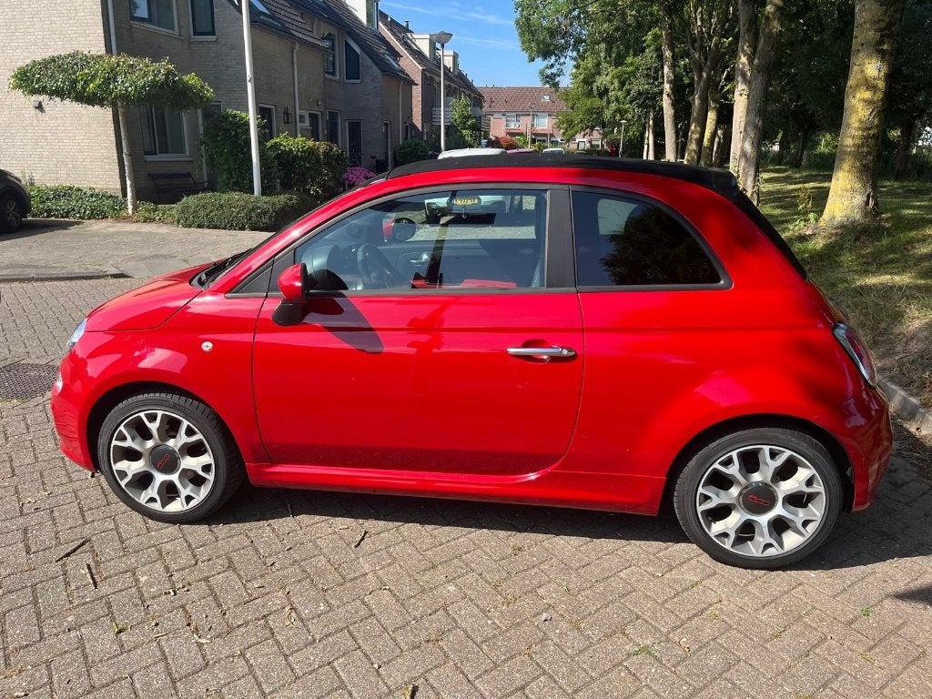Fiat 500S Cabrio TwinAir Turbo | 80.000 km | APK TOT 13-7-27, Handgeschakeld, 26 km/l, Particulier, Parkeersensor
