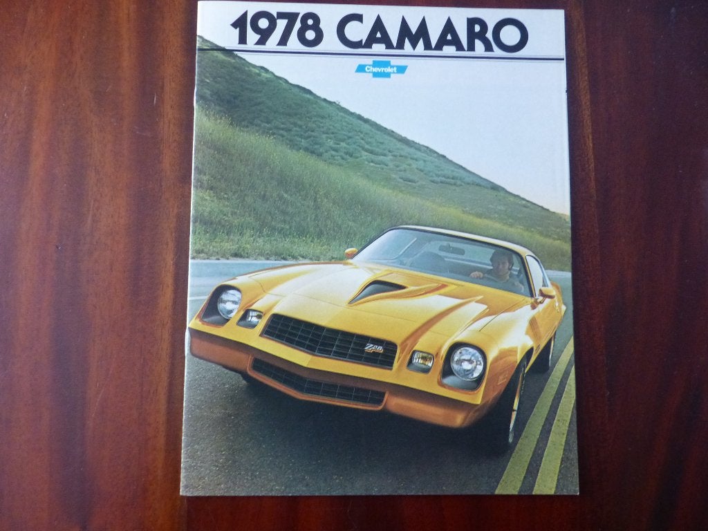 Chevrolet Camaro 1978 brochure USA  nieuwstaat, Verzenden, Zo goed als nieuw, Chevrolet