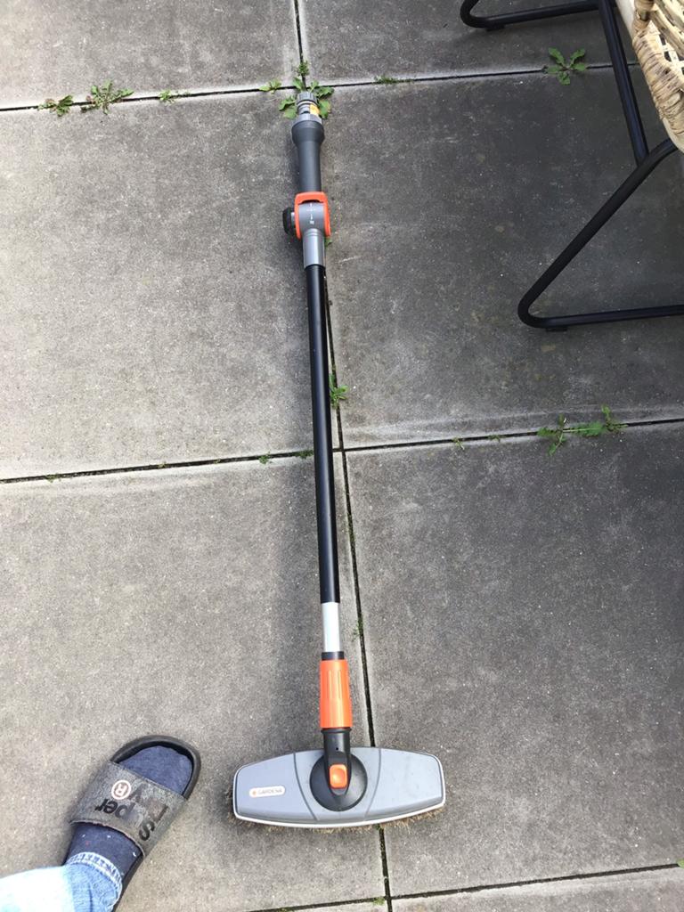 Nieuw GARDENA Cleansystem wasset met steel borstel zacht, Ophalen of Verzenden, Zo goed als nieuw
