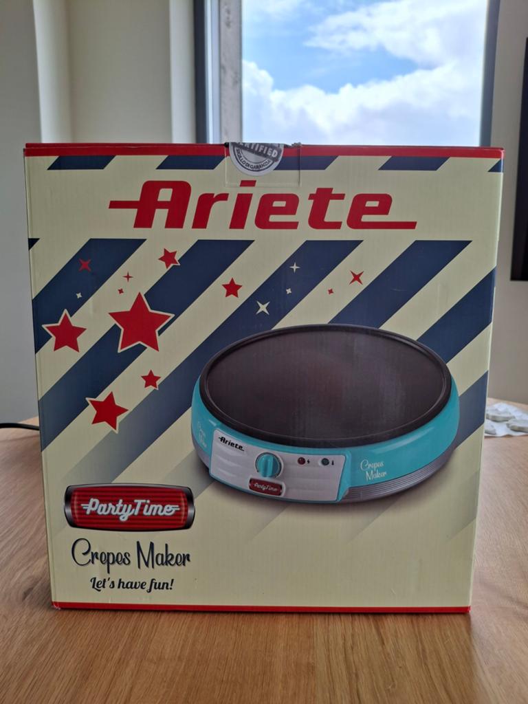 Ariete Party Time Crêpes Maker - Nieuw in doos, Ophalen of Verzenden, Nieuw