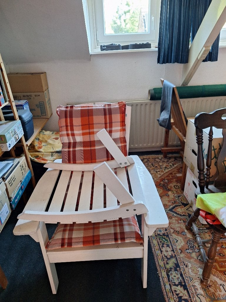 Ligstoel, Tuin en Terras, Ophalen, Gebruikt, Hout