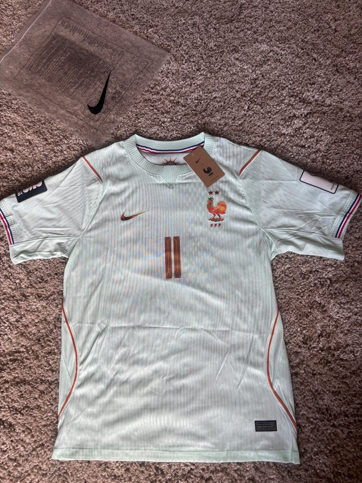 Frankrijk uitshirt world cup Olise #11 - Maat L, Ophalen of Verzenden, Nieuw, Maat 48/50 (M), Groen