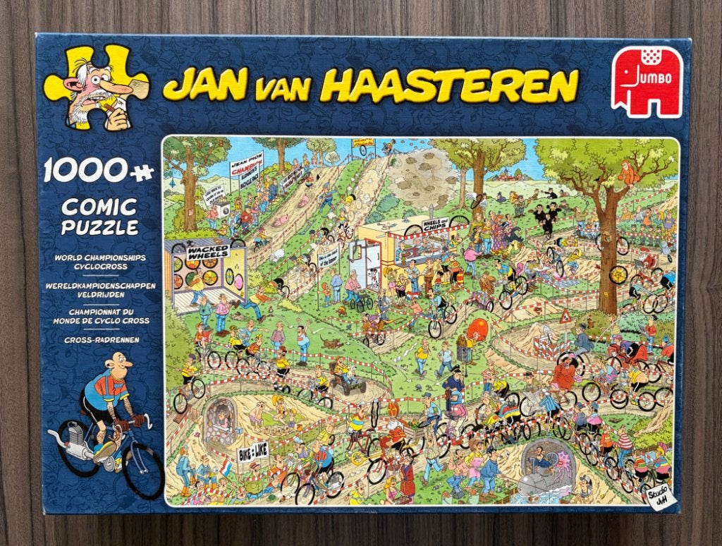 Jan van Haasteren; WK Veldrijden - 1000 stukjes, Ophalen of Verzenden, 500 t/m 1500 stukjes, Zo goed als nieuw