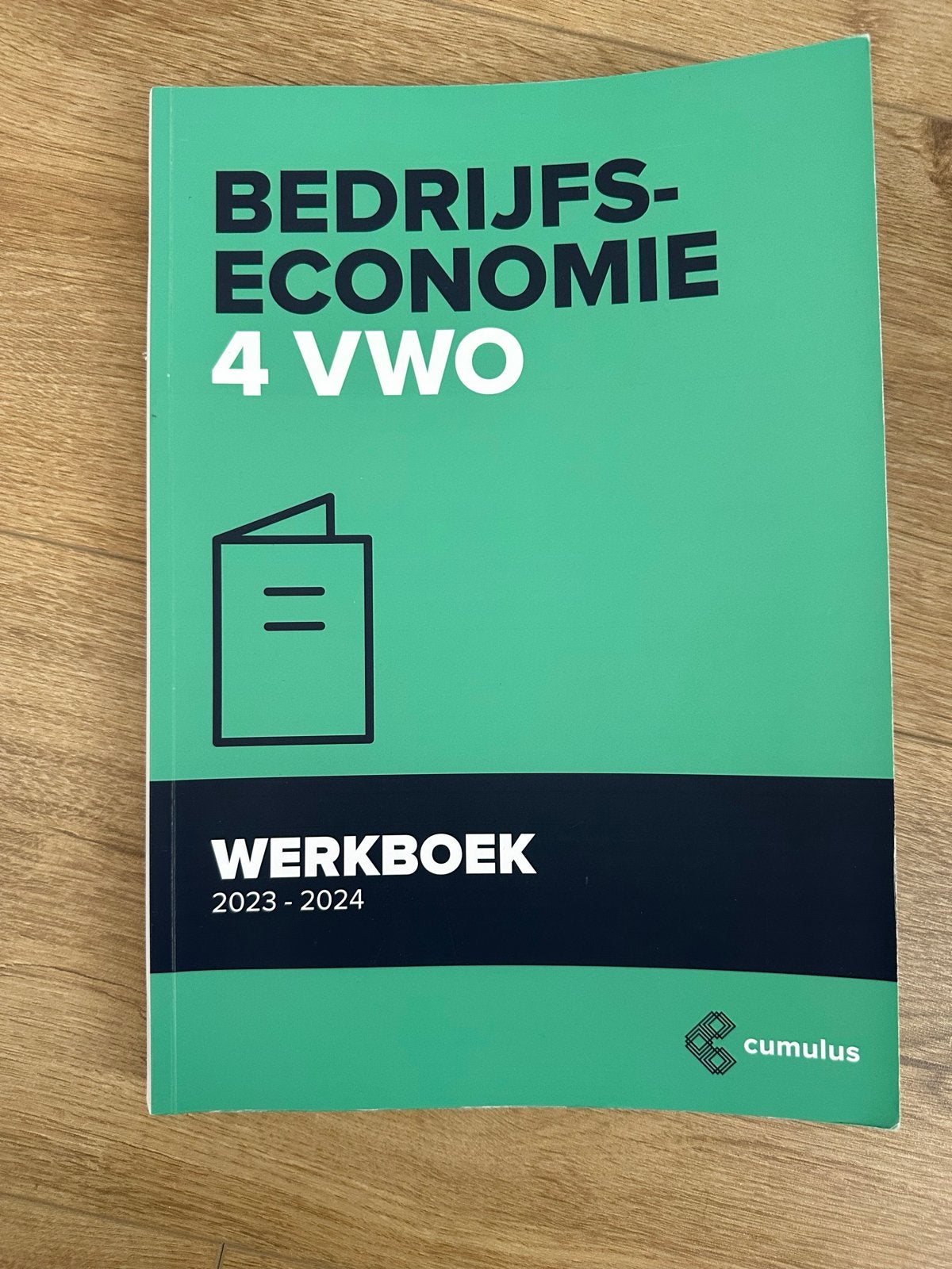 Bedrijfseconomie 4 VWO Werkboek 2023-2024 Cumulus, Boeken, Ophalen of Verzenden, Gamma, Zo goed als nieuw, Overige niveaus