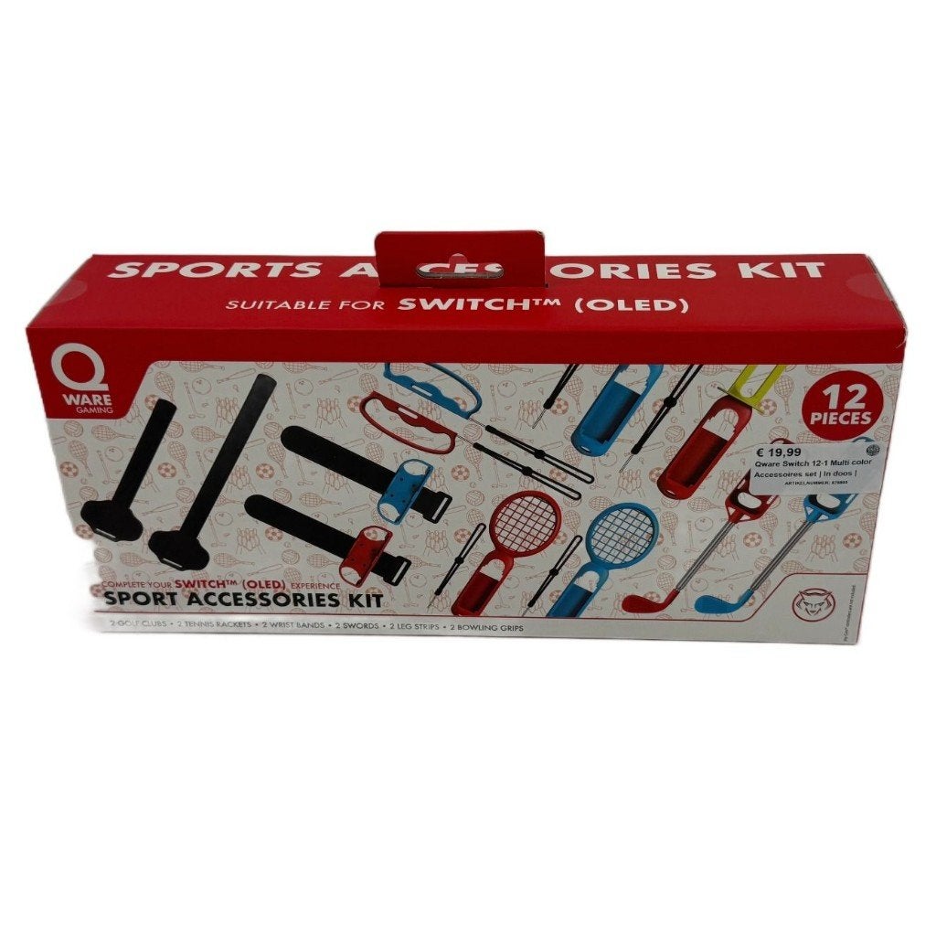 Qware Switch 12-1 Multi color Accessoires set | In doos |, Switch Lite, Dordrecht@usedproducts.nl, Toulonselaan 72, Overige typen