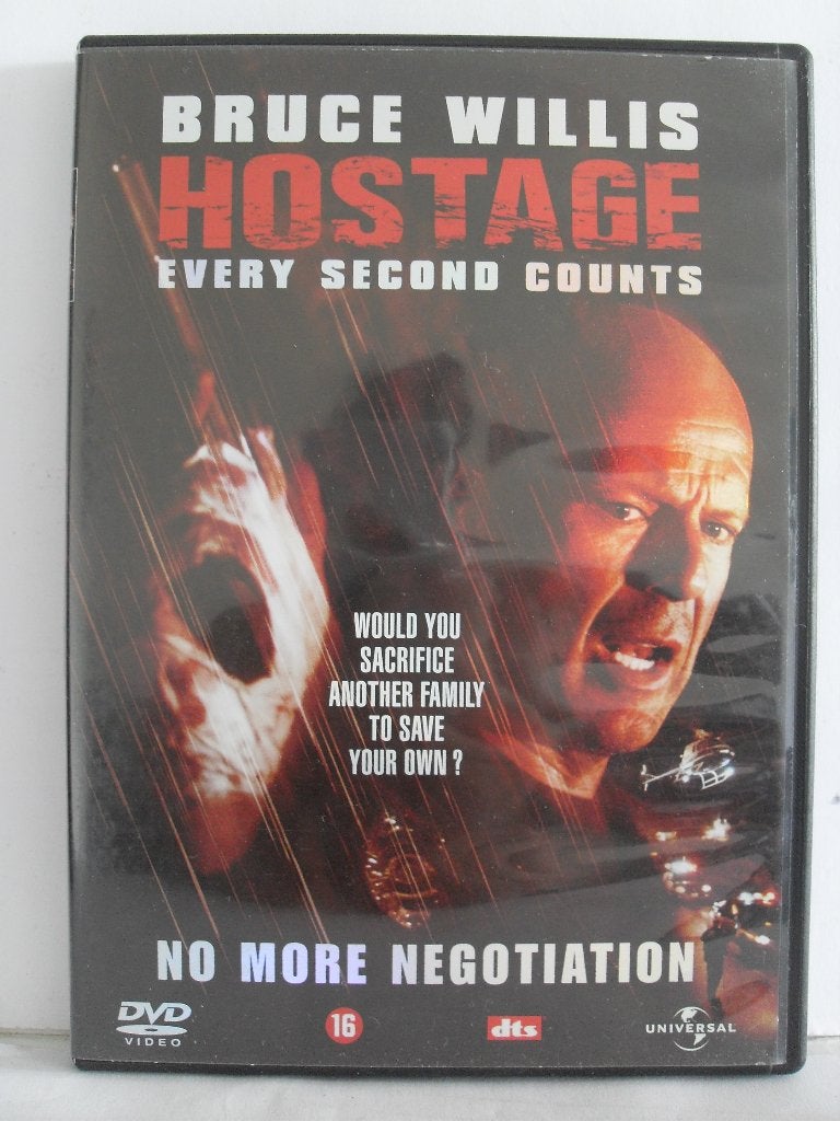 Hostage (originele dvd) Bruce Willis, Vanaf 16 jaar, Ophalen of Verzenden, Zo goed als nieuw, Actiethriller