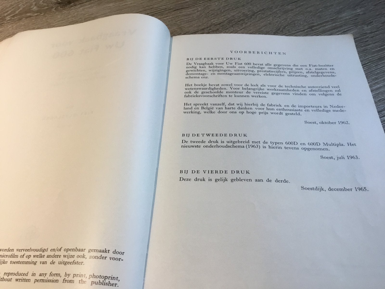 Vraagbaak voor Fiat 600, 600D en Multipla - Piet Olyslager, Ophalen of Verzenden