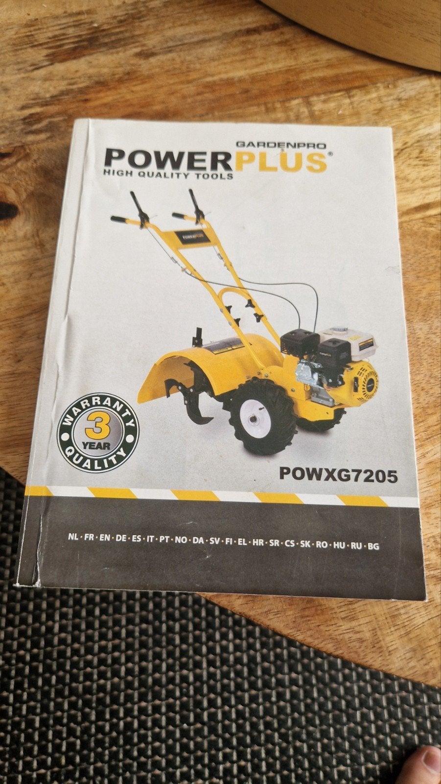 PowerPlus POWXG7205  instructieboekje, Ophalen of Verzenden