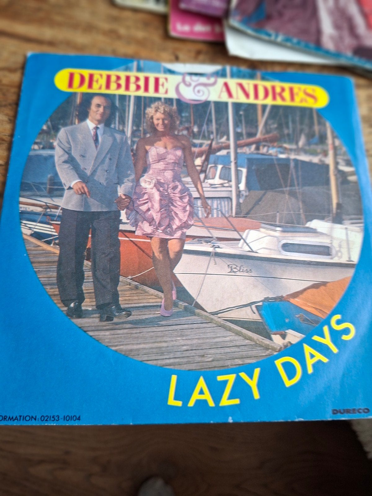 Debbie & Andres - Lazy Days Vinyl Single (Dureco), Gebruikt, 7 inch, Ophalen of Verzenden, EP