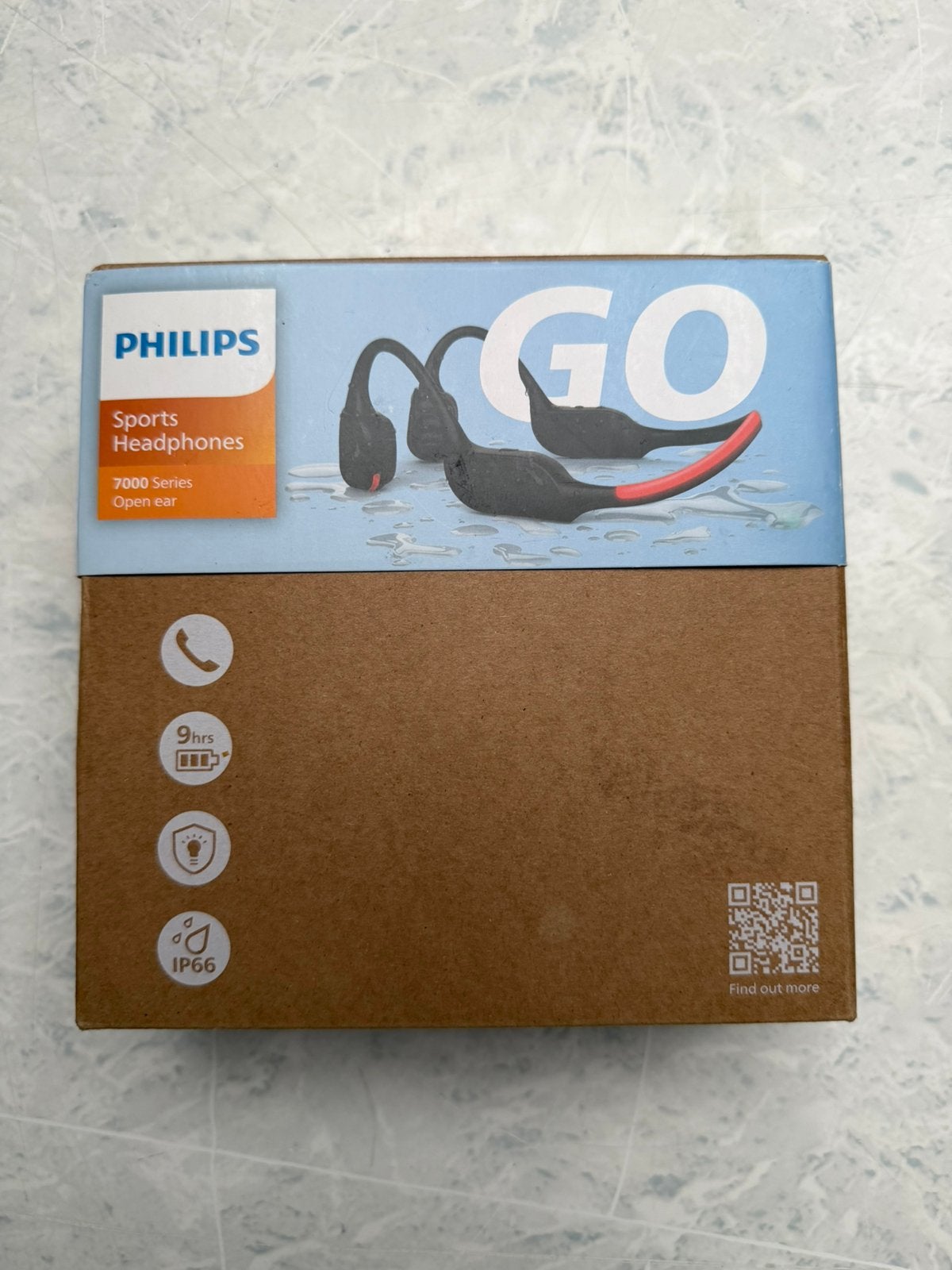Philips Go 7000 Series Bone conduction hoofdtelefoon, Philips, Bone conduction, Nieuw, Ophalen of Verzenden